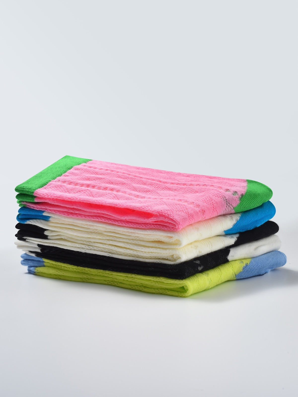 Rufia - Summer Colorful Mesh Crew Socks