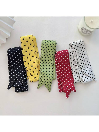 Scarvii - Polka Dot Skinny Scarf