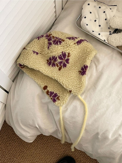 Haila - Floral Earflap Hat