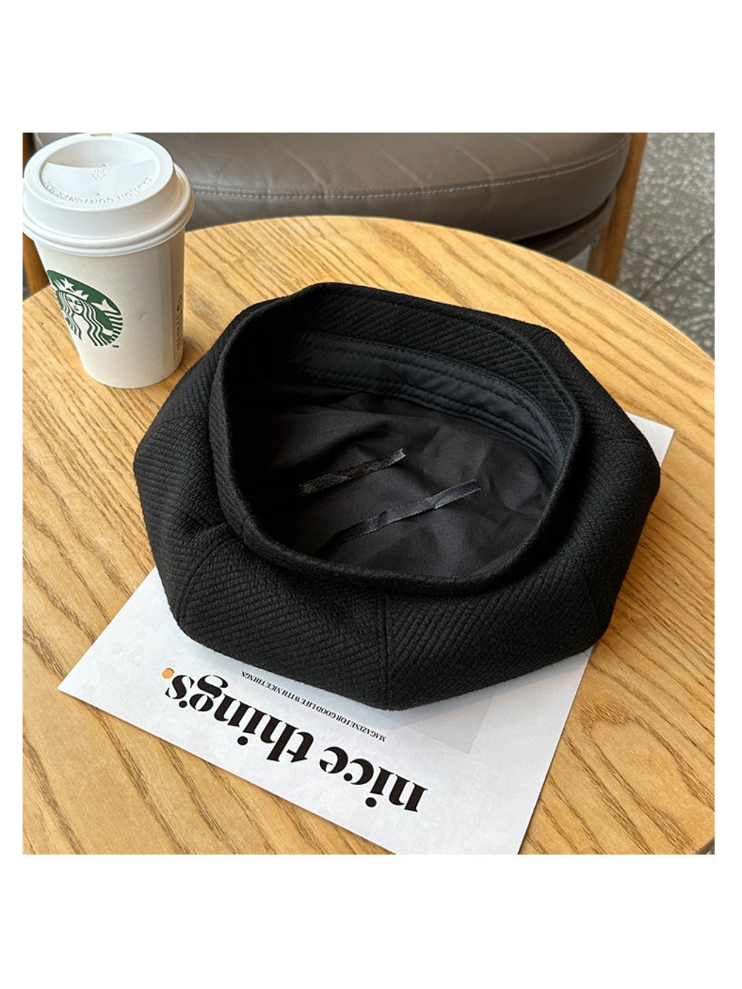 Haila - Minimal Soft Textured Classic Beret