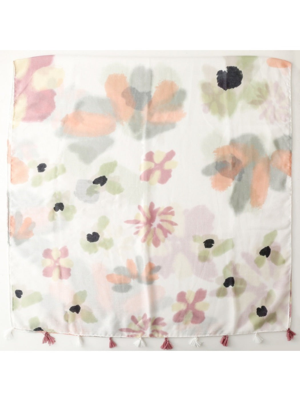 Scarvii - Elegant Floral Print Scarf & Shawl