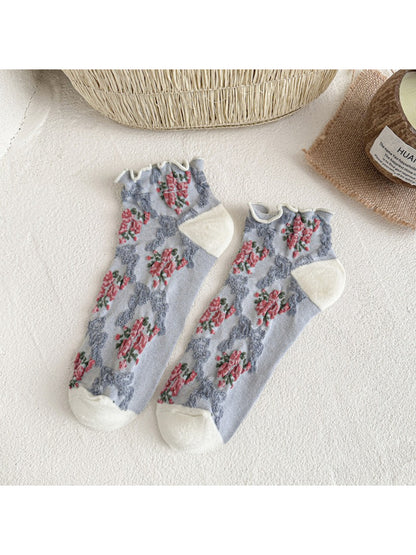 Rufia - Lace Floral Low Cut Socks product image 3