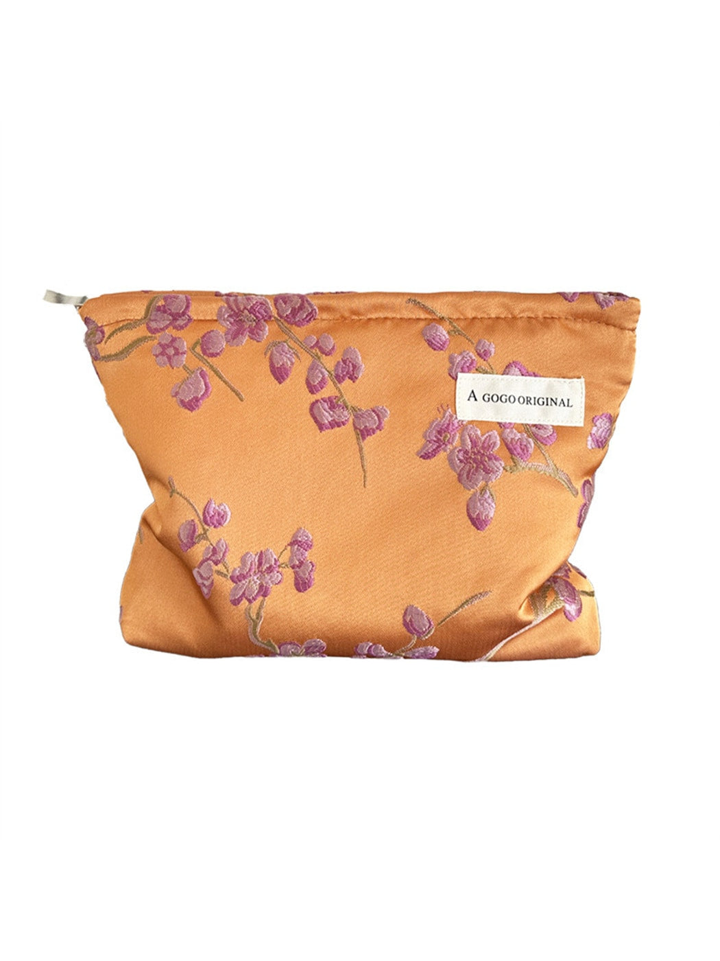 Cosbai - Floral Zippered Makeup Bag Pouch