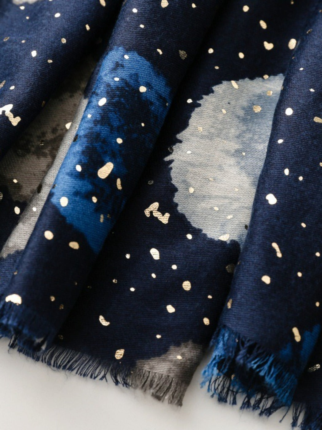 Scarvii - Retro Fresh Style Circular Print Scarf