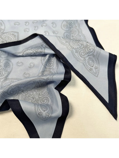 Scarvii - Simple Printed Pattern Fashion Triangle Scarf