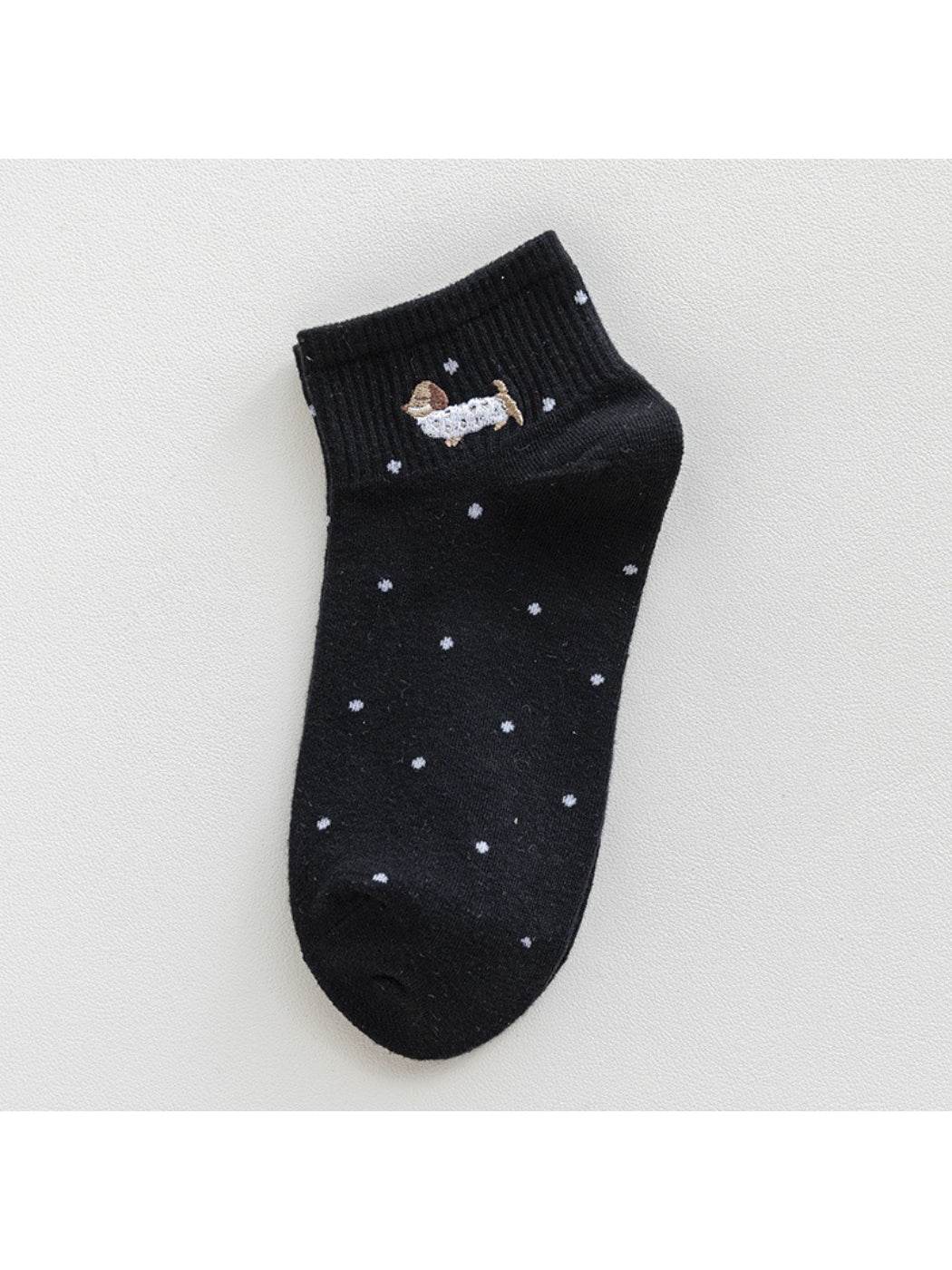 Rufia - Tiny Puppy Dot Pattern Ankle Socks product image 4