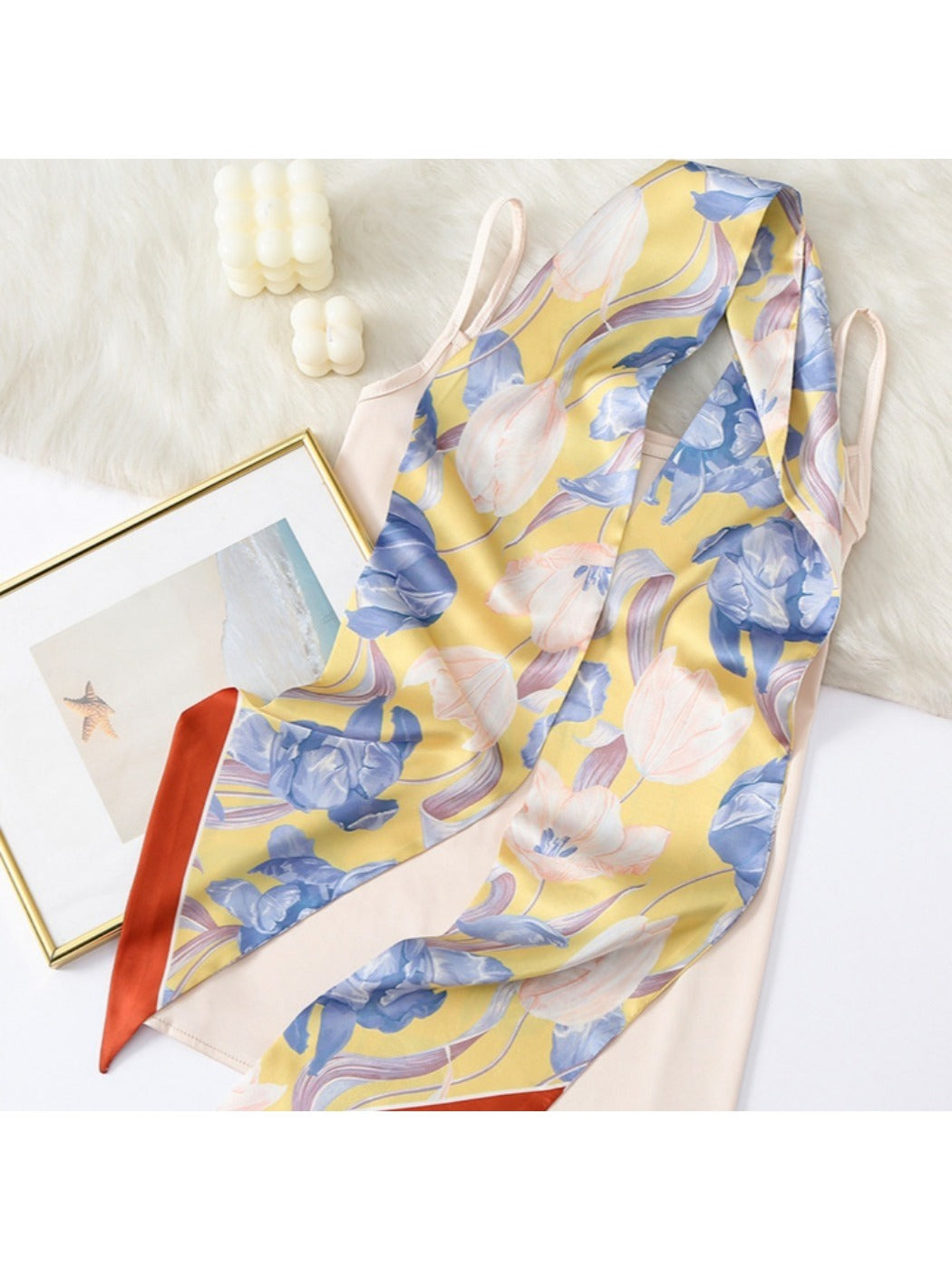 Scarvii - French Retro Elegant Floral Long Headband