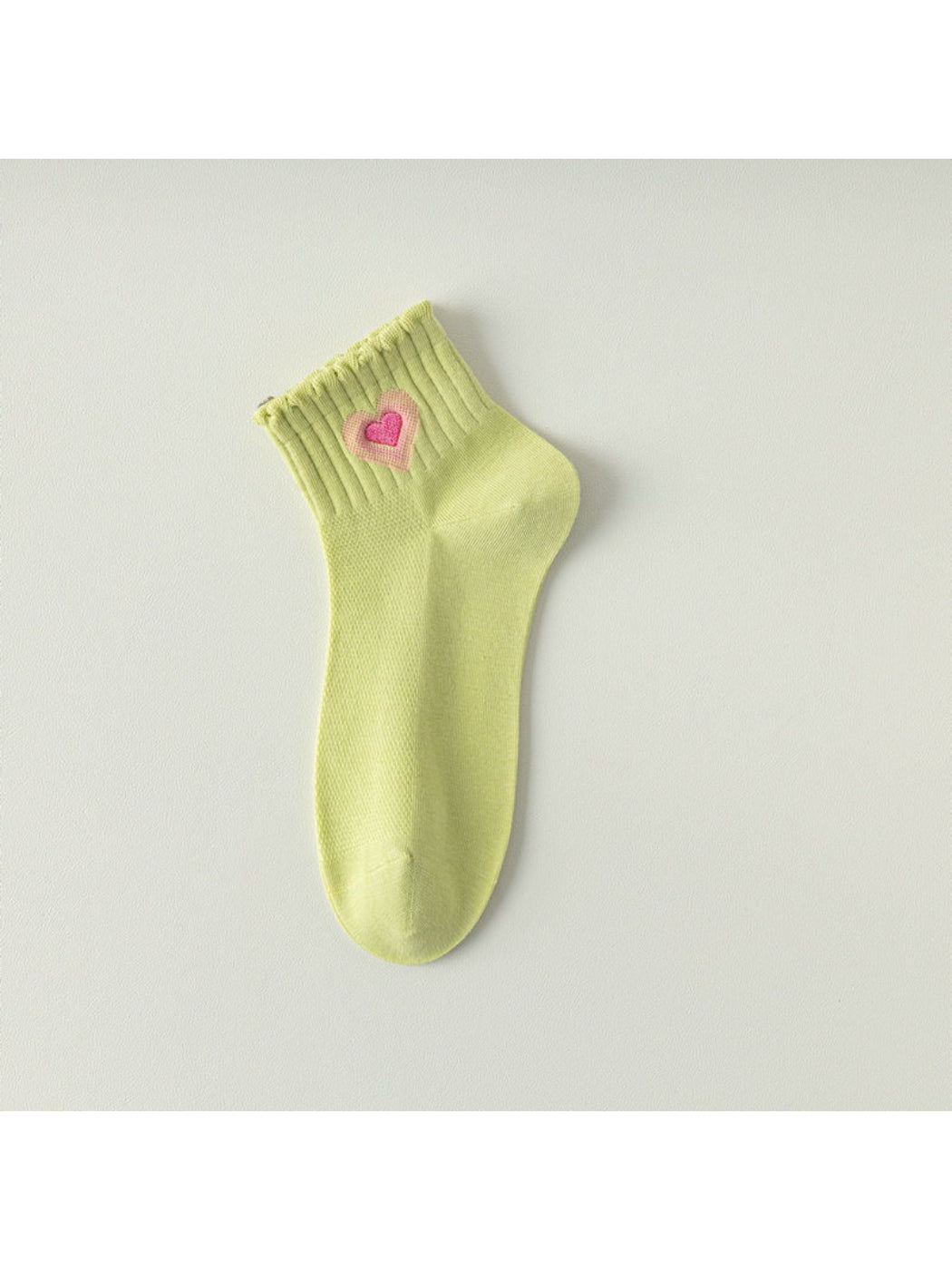 Rufia - Sweet Heart Detail Ribbed Crew Socks product image 3