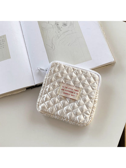 Cosbai mini storage pouch with colorful cartoon print on smooth fabric surface