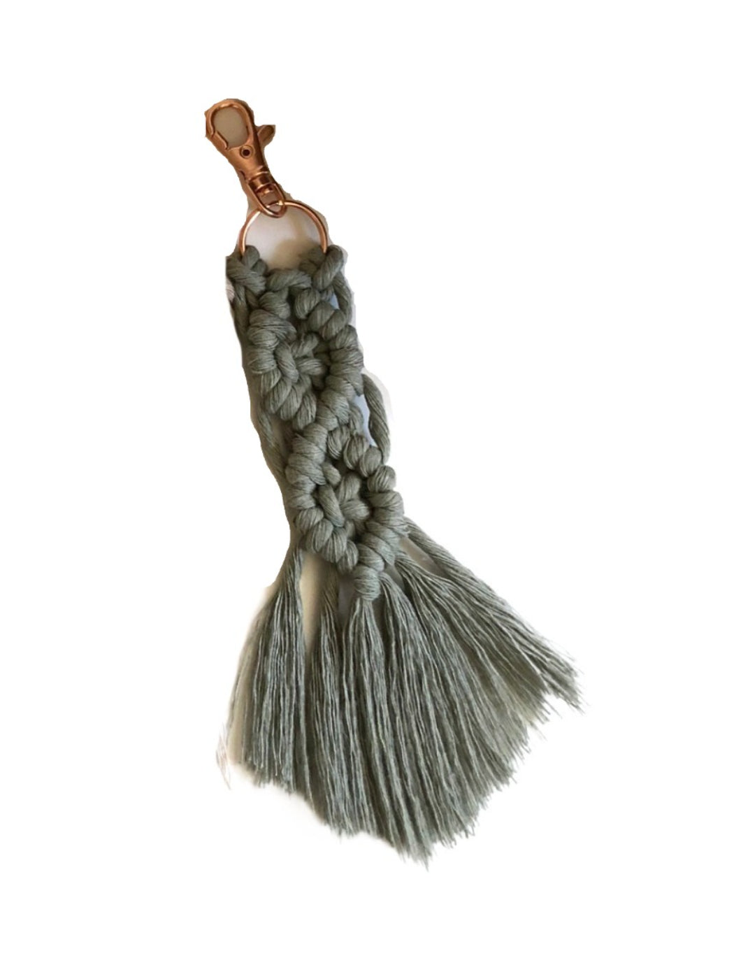 Koco Braided Keychain with Fringe Bag Charm & Accessory for gift accessory