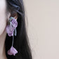 Earwish - Lace Rose Earrings – Elegant & Feminine