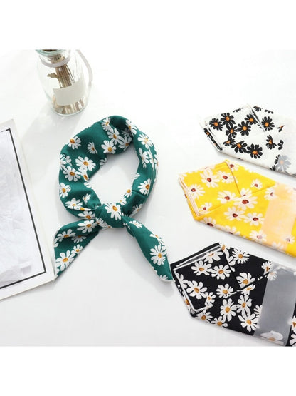 Scarvii - Floral Fashion Square Scarf