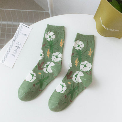 Rufia -  Green Series Women's Crew Socks