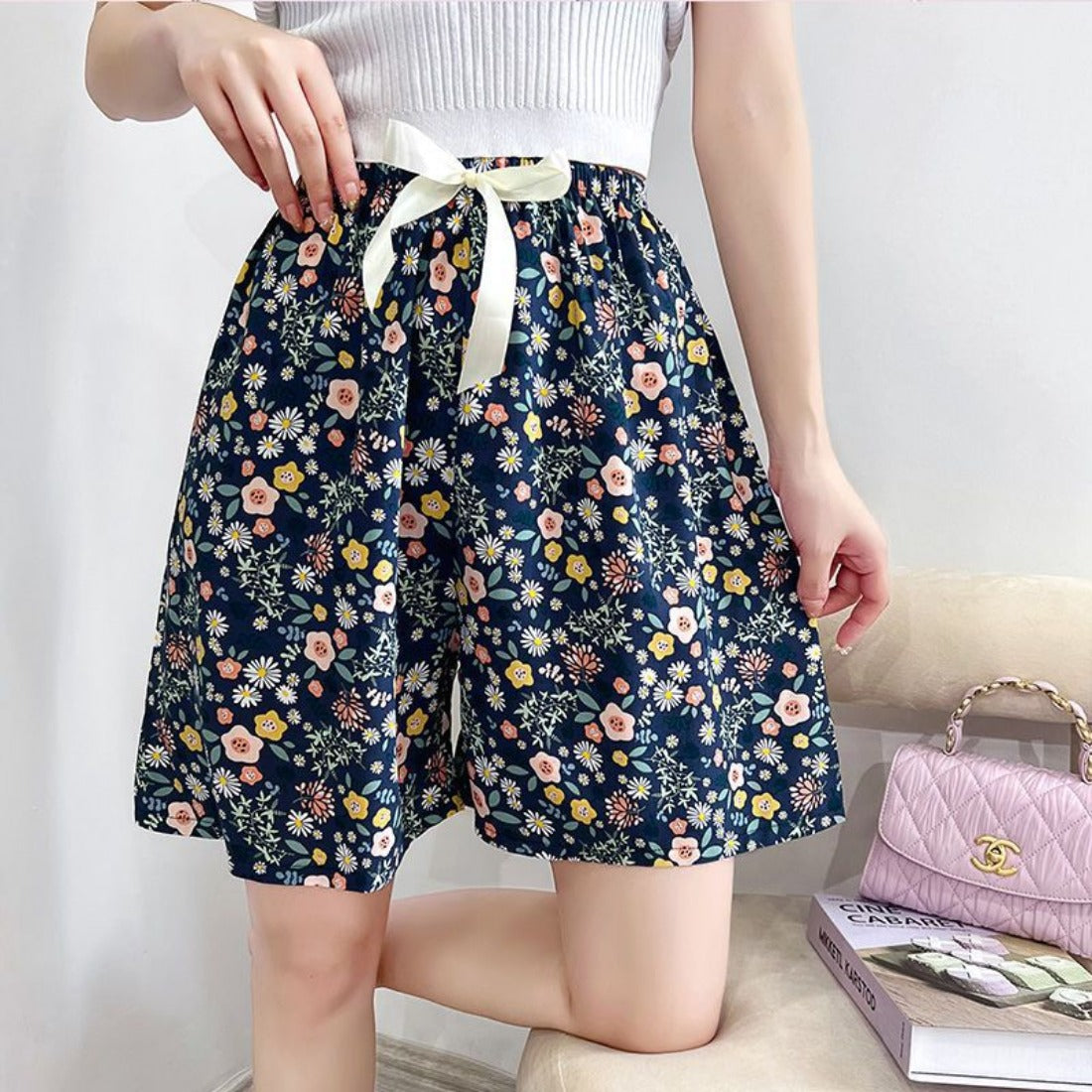 Shea - Floral Cotton Shorts