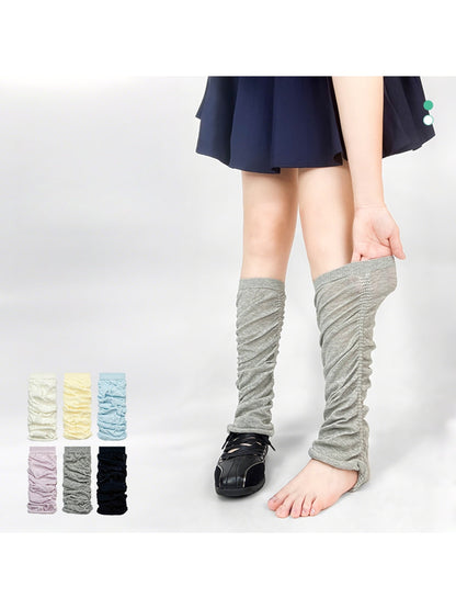 Cozyra - Ruched Knit Mid-Calf Leg Warmers