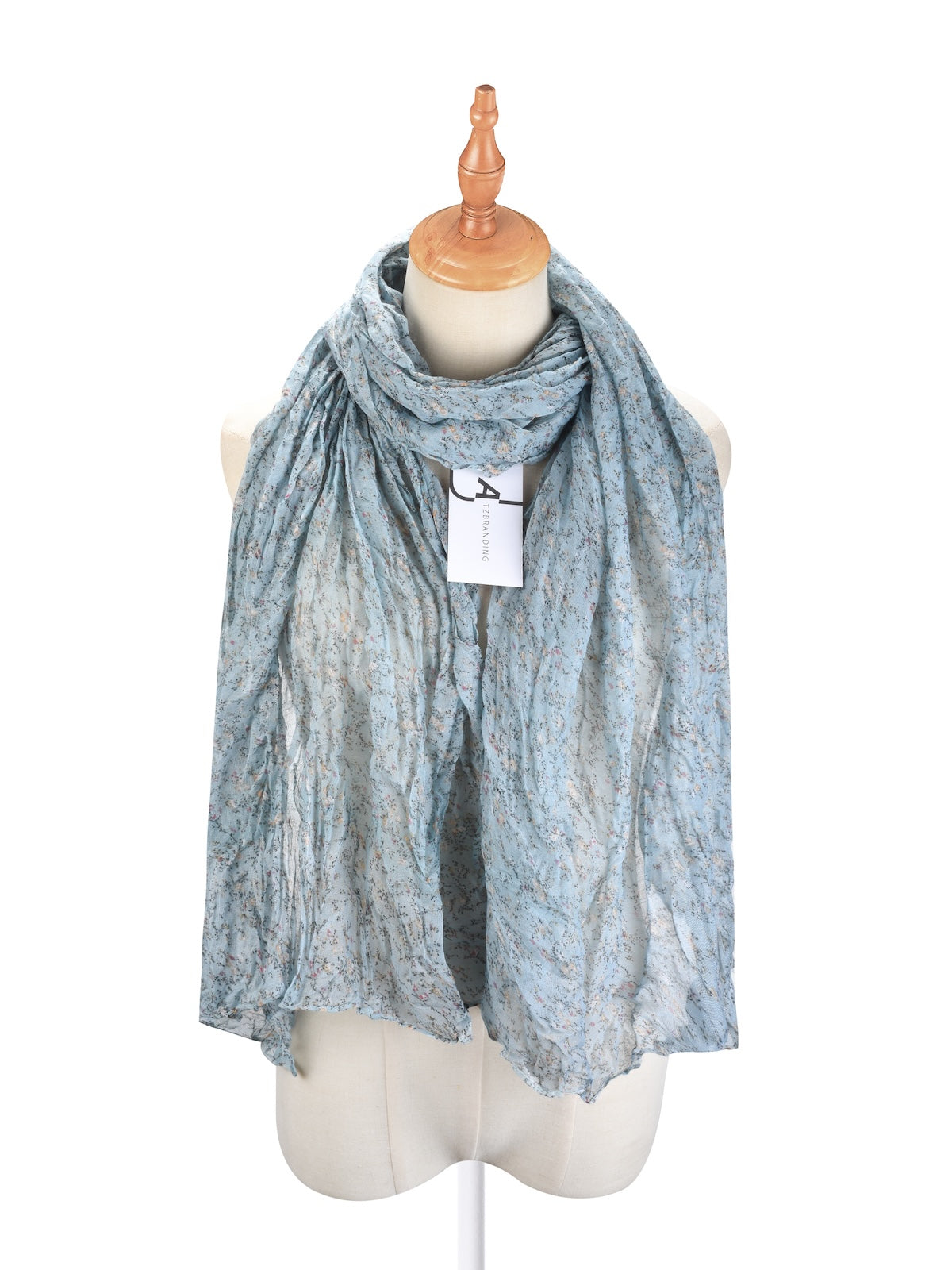 Scarvii - Ditsy Floral Crinkle Lightweight Scarf