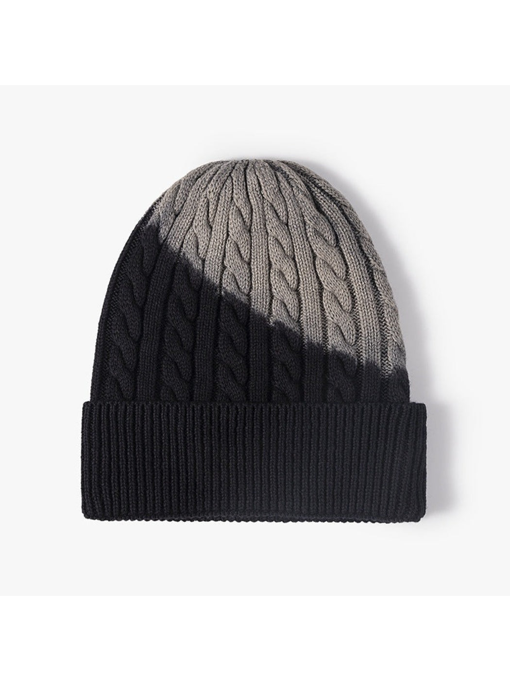 Haila - Gradient Cable Cuffed Knit Beanie
