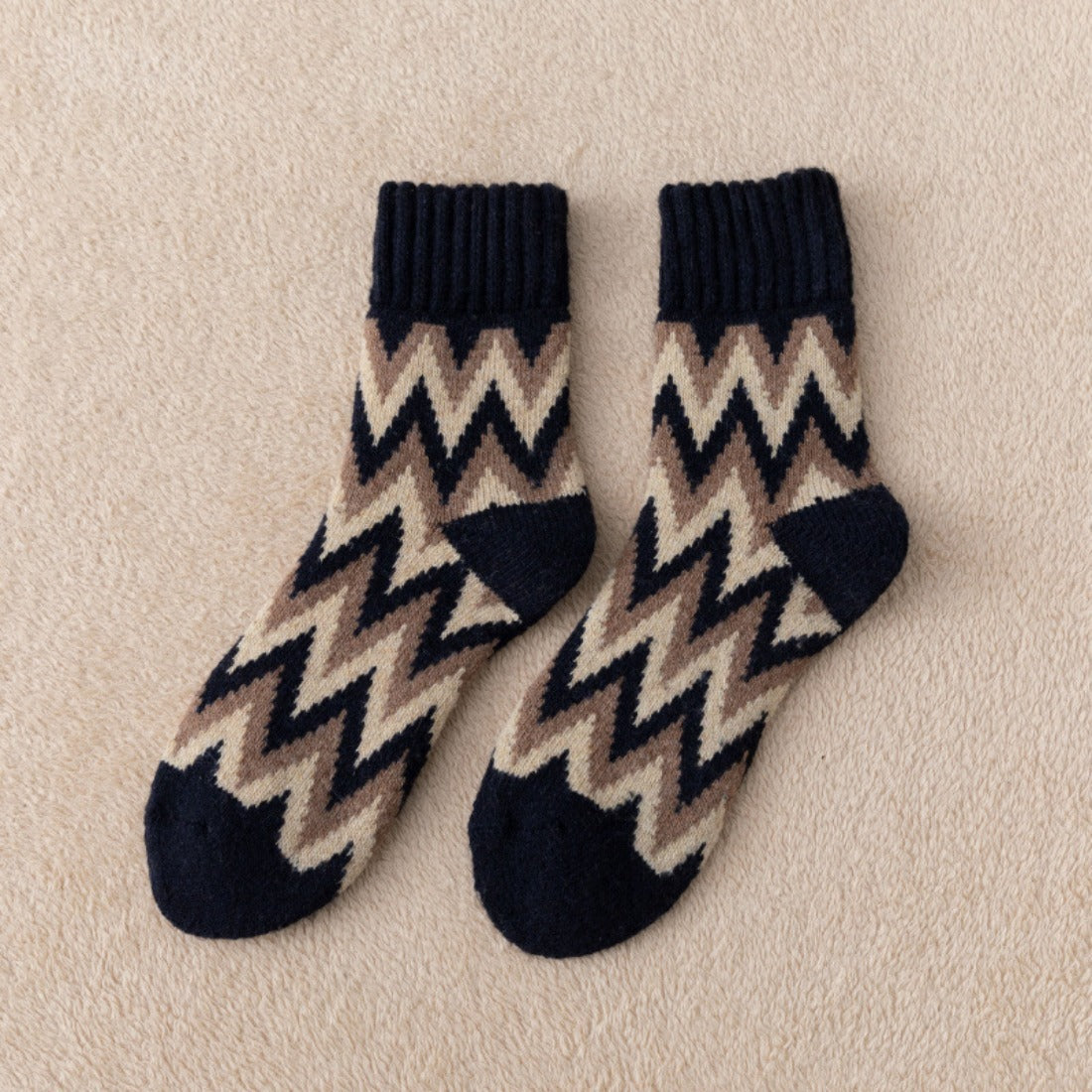 Rufia - Thick Striped Men's Mid-Calf Socks