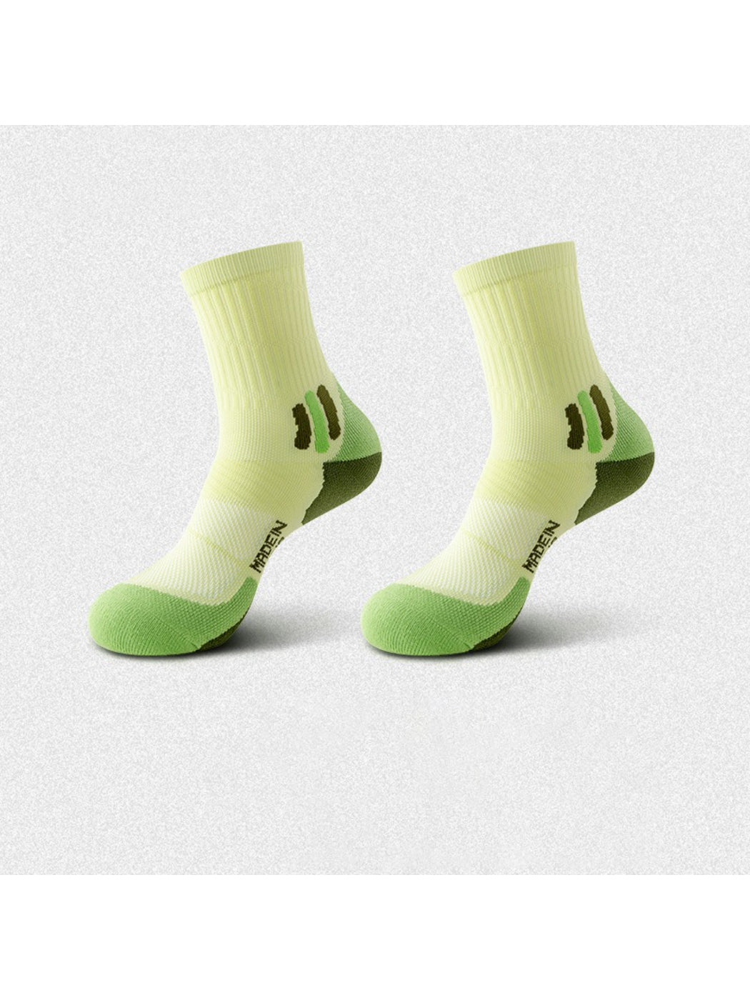 Rufia - Color Block Sport Cushion Crew Socks