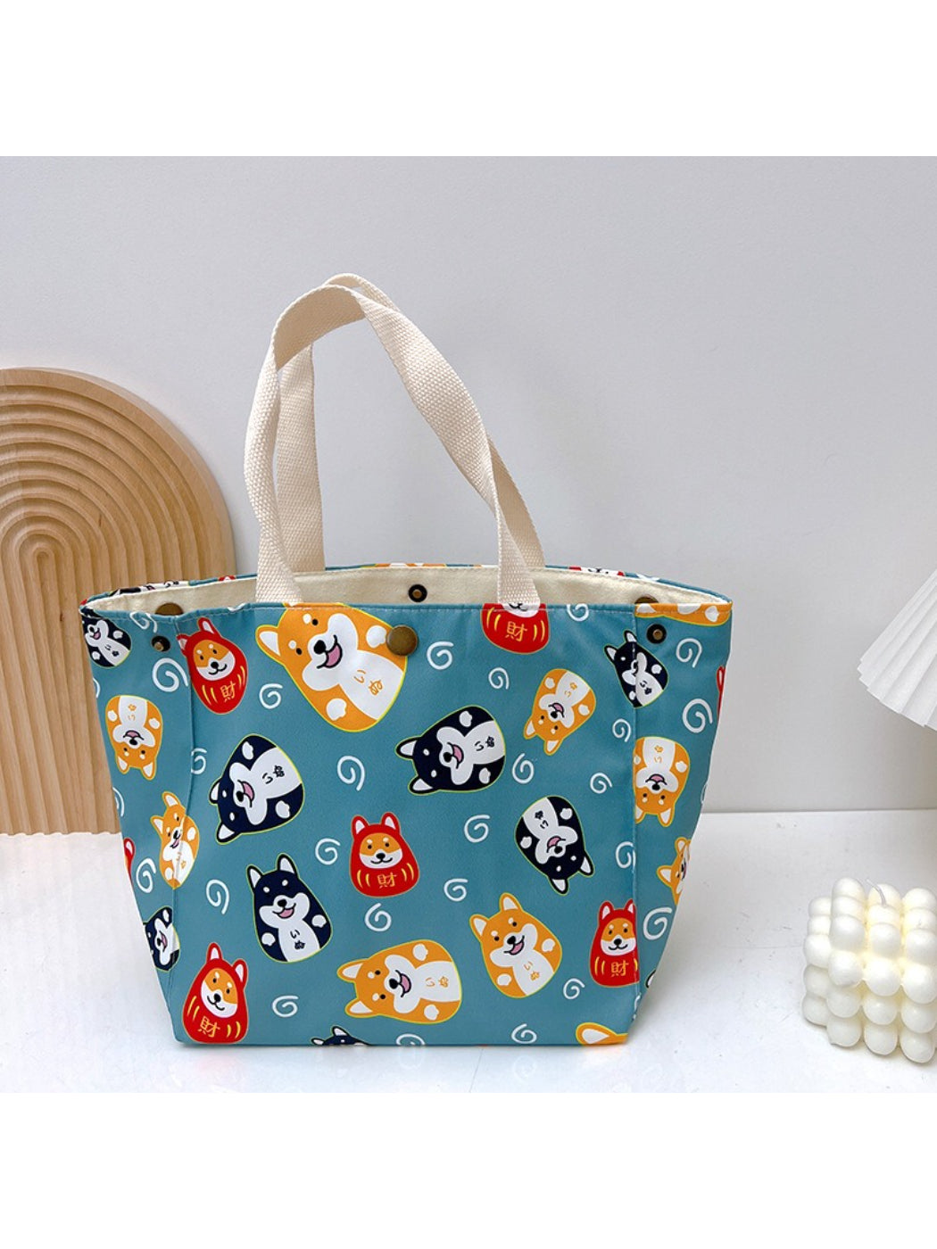 Cosbai Floral Lunch Tote Bag – Everyday Carry for Work & School