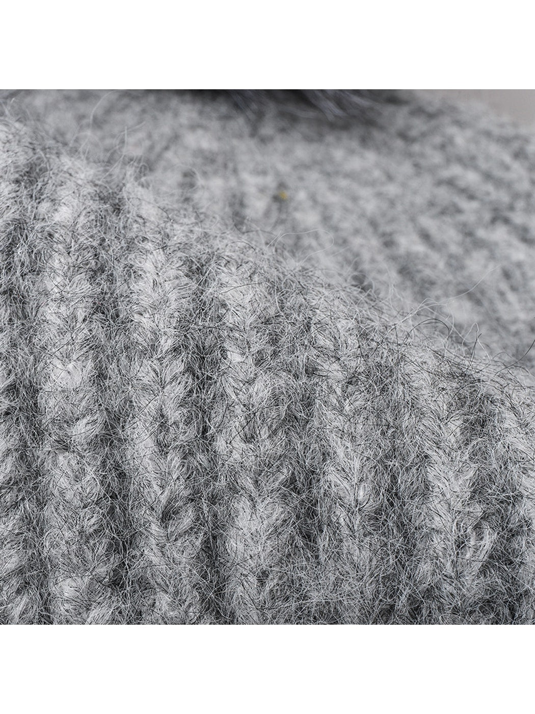 Haila - Solid Color Ribbed Cuffed Knit Beanie Hat
