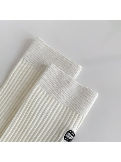 Rufia - Soft Ribbon Detail Crew Socks