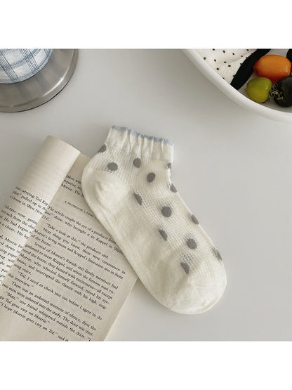 Rufia - Playful Mixed Pattern Ankle Socks