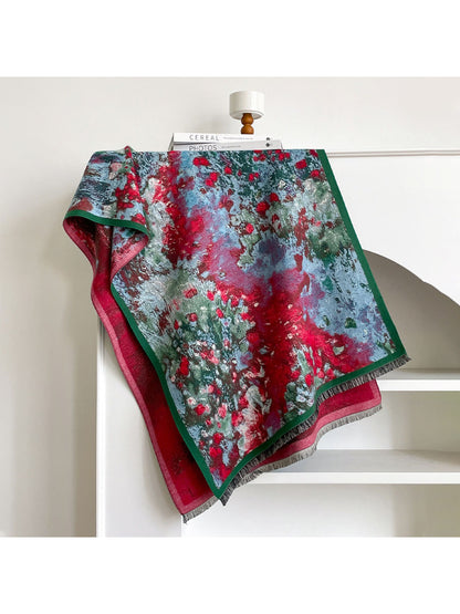 Scarvii - Vintage Abstract Art Paisley Print Scarf & Wrap