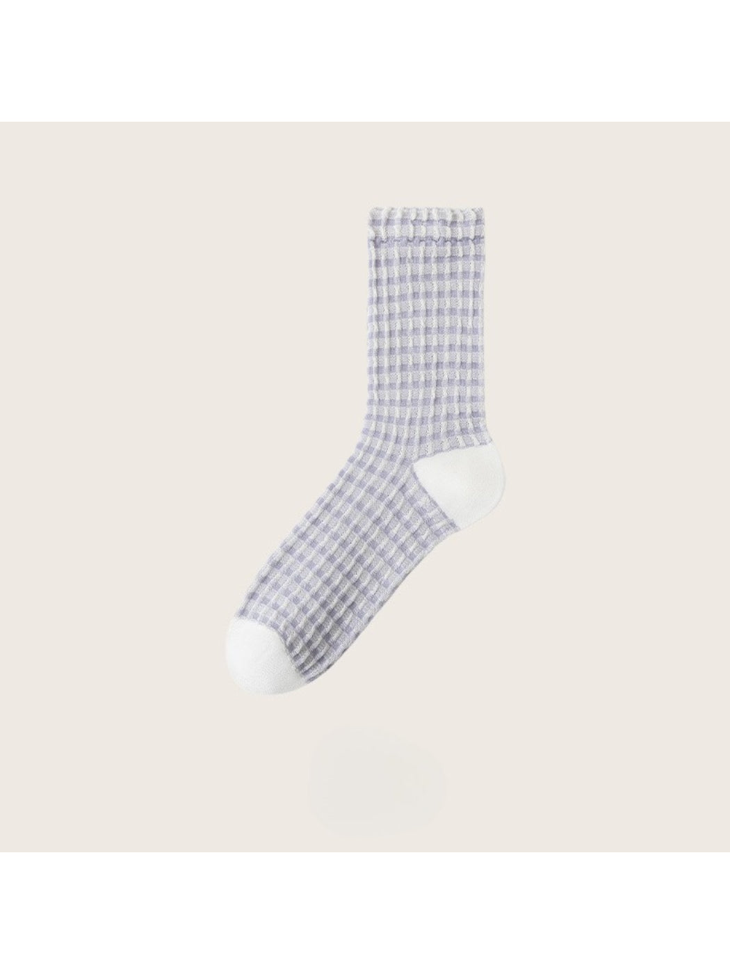 Rufia - Soft Checkered Waffle Crew Socks product image 7