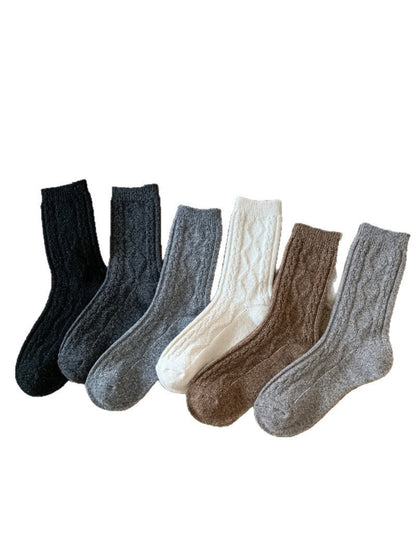 Rufia - Cable Knit Crew Socks
