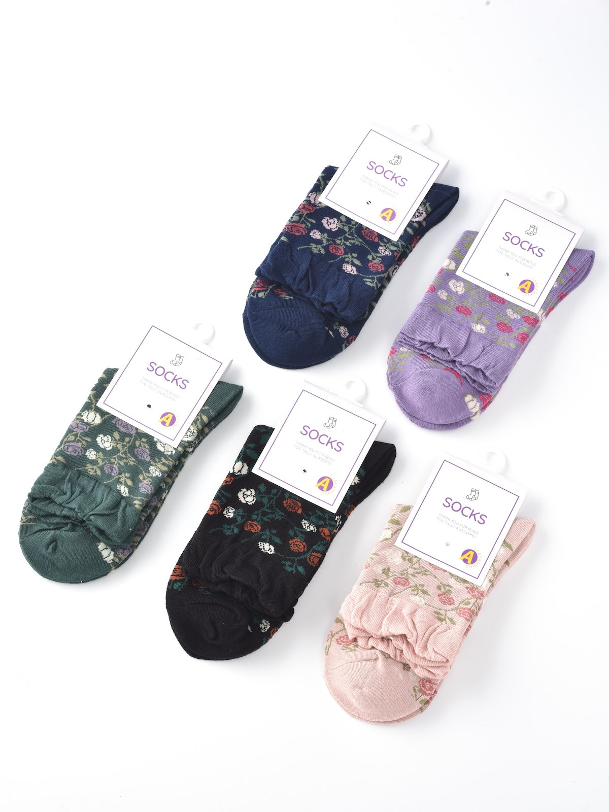 Rufia – Capsule Vintage Rose Crew Socks