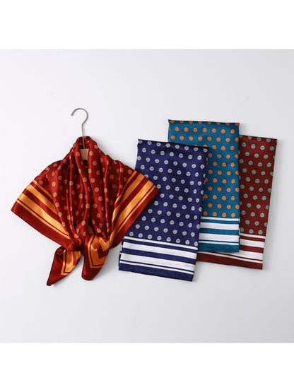 Scarvii - Elegant Polka Dot Neck Scarf