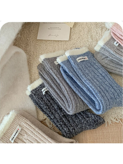 Rufia - Everyday Rib Knit Crew Socks