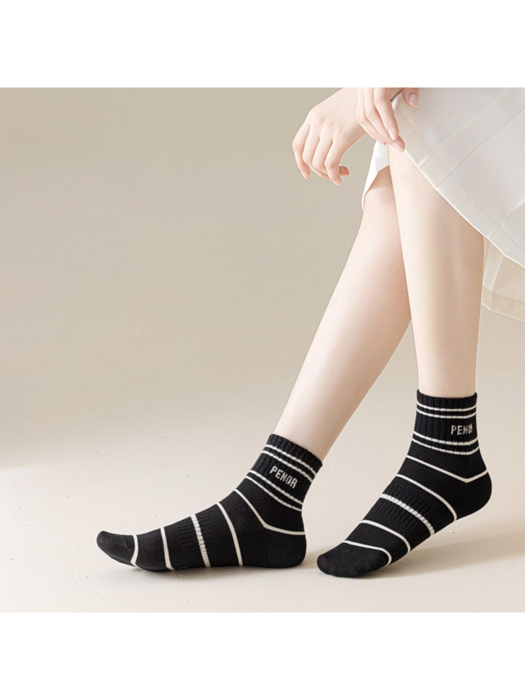 Rufia - Classic Striped Everyday Crew Socks product image 3