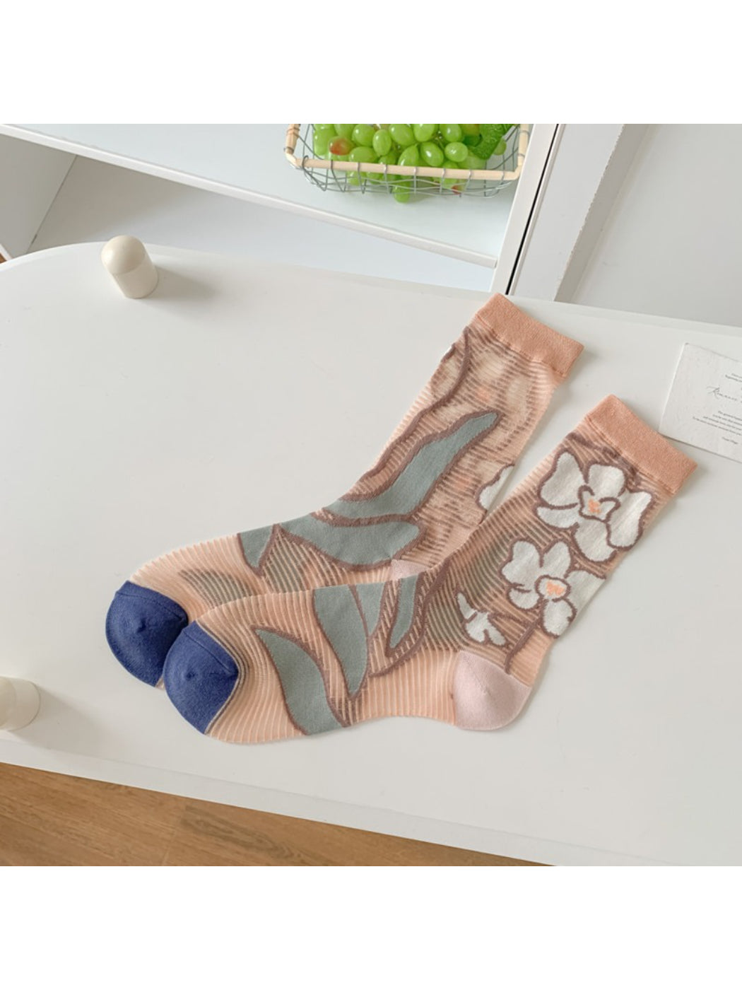 Rufia - Floral Patchwork Crew Socks product image 6
