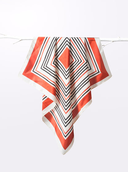 Scarvii - Striped Square Scarf