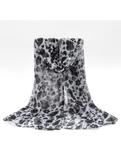 Scarvii - Butterfly Print Soft Christmas Gift Scarf