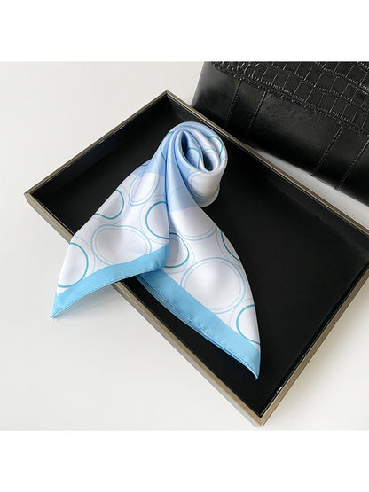 Scarvii - Minimal Circle Print Square Scarf