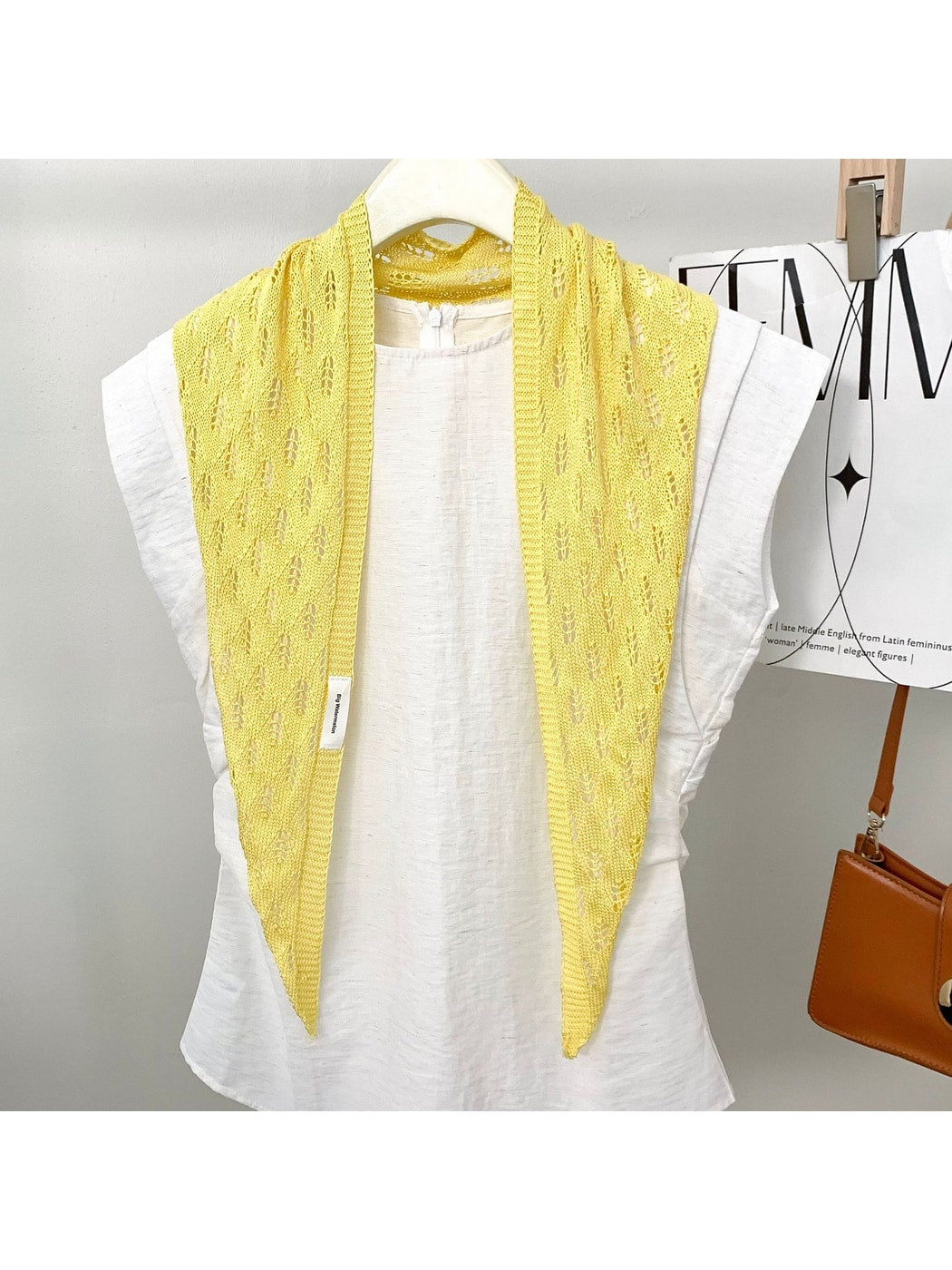 Scarvii - Sweet Style Knit Look Triangle Bandana