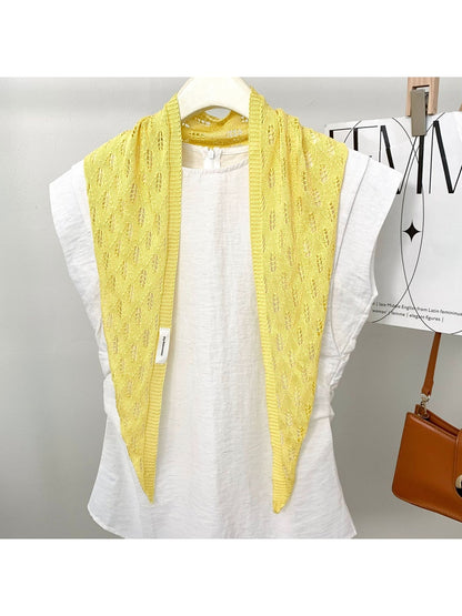 Scarvii - Sweet Style Knit Look Triangle Bandana