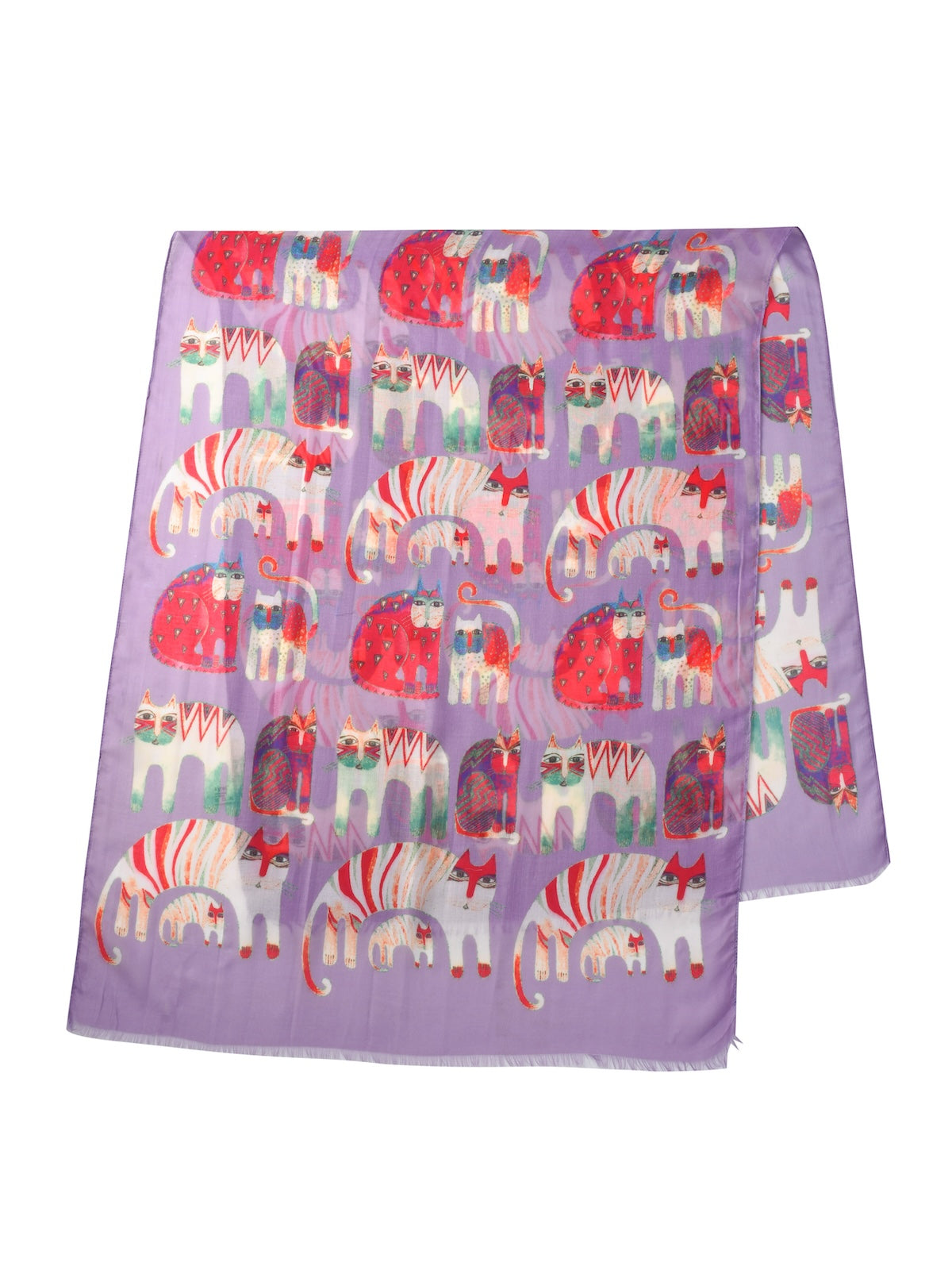 Scarvii – Abstract Cat Print Scarf