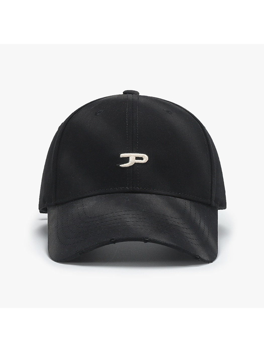 Haila - Round Crown Adjustable Curved Brim Baseball Cap