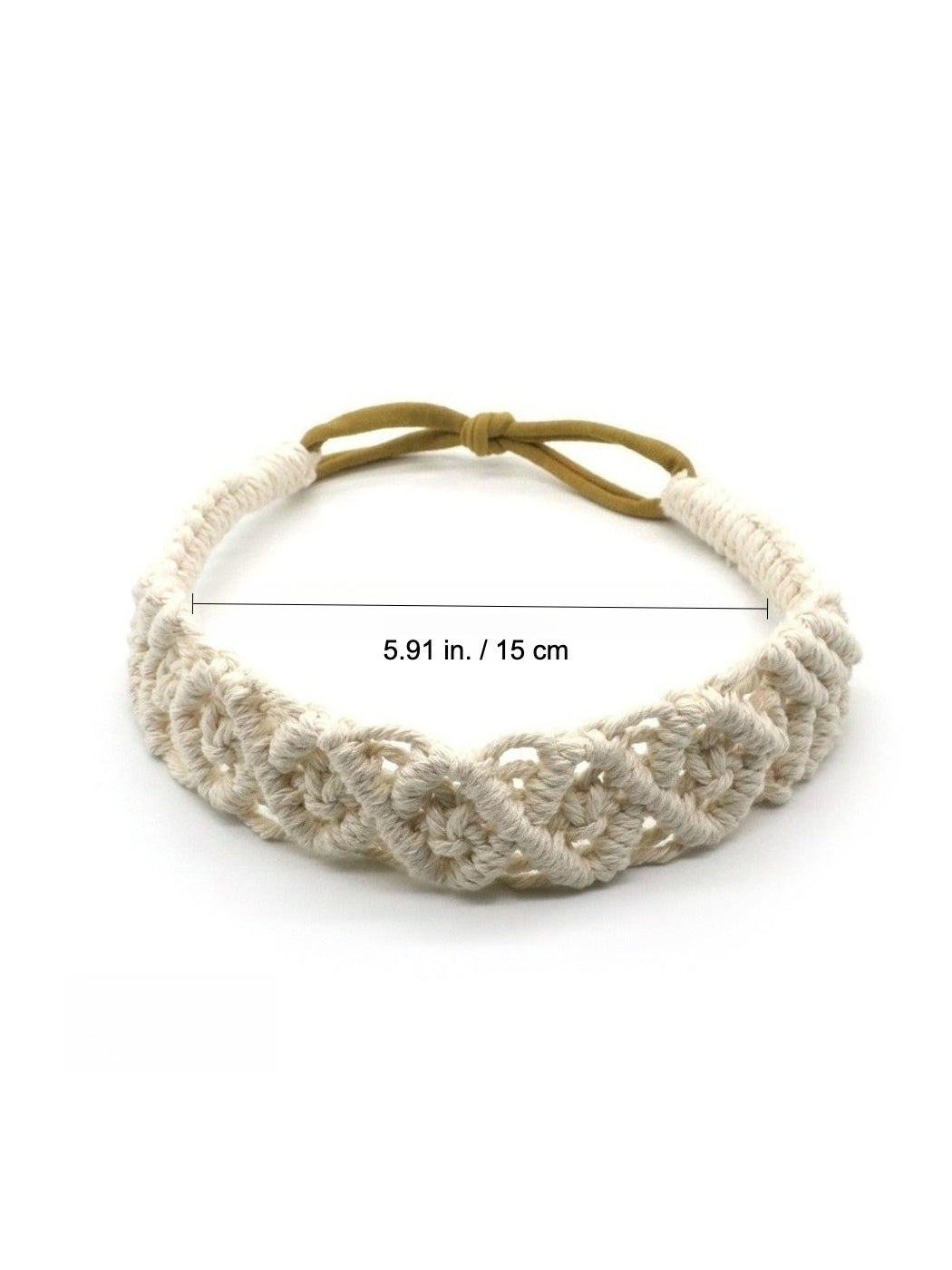 Scarvii - Bohemian Braided Rope Headband & Hair Accessory