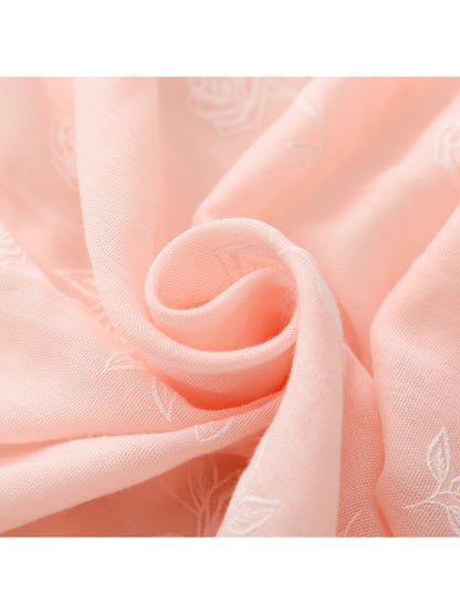 Scarvii – Soft Rose Pattern Light Layer Scarf