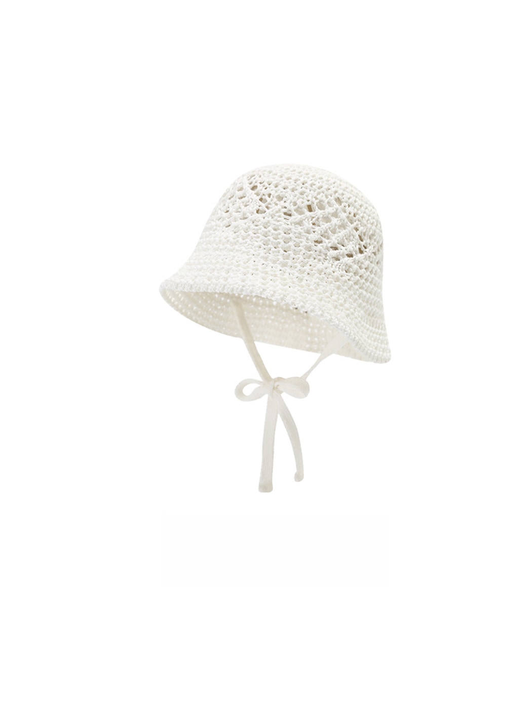 Haila - Solid Color Tie Detail Bucket Hat for Women