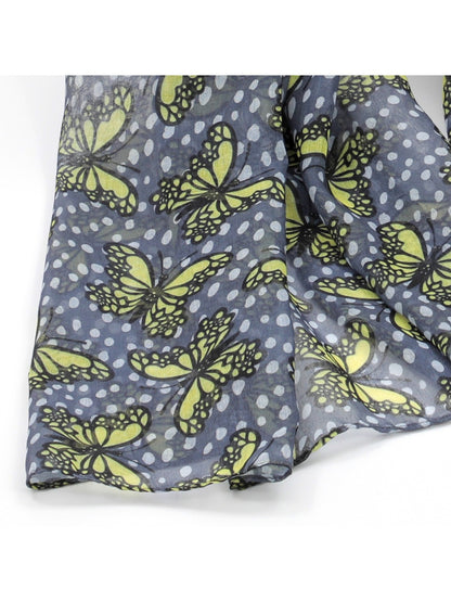 Scarvii - Autumn & Winter Butterfly Print Women's Scarf