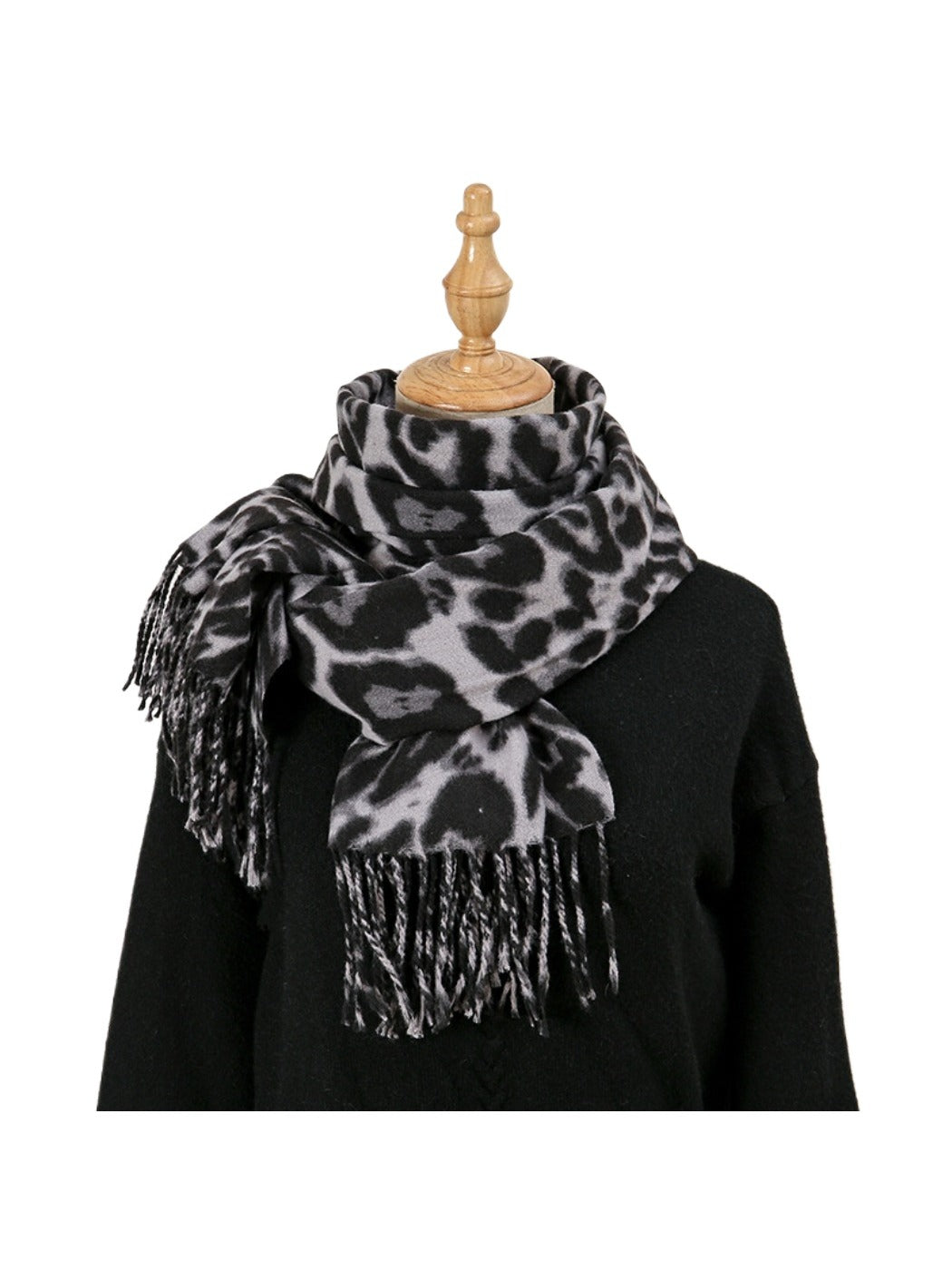 Scarvii - Leopard Print Winter Neck Scarf