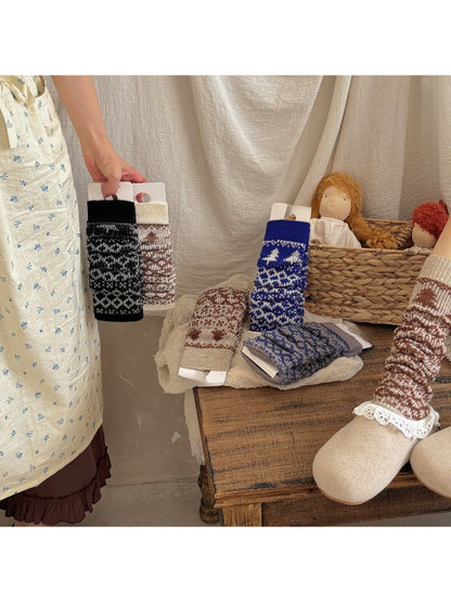 Rufia - Nordic Pattern Slouch Crew Socks product image 3