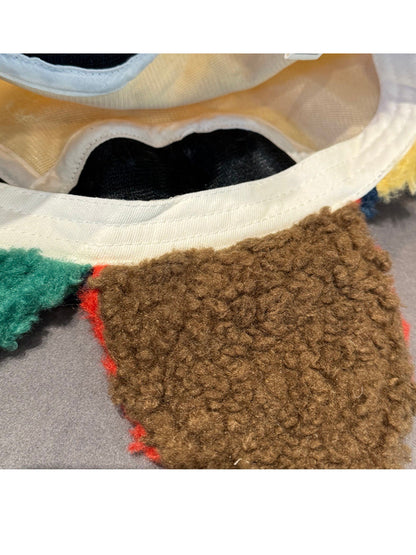 Haila - Patchwork Fuzzy Earflap Winter Hat