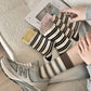 Rufia - Striped Women's Socks for Fall & Winter